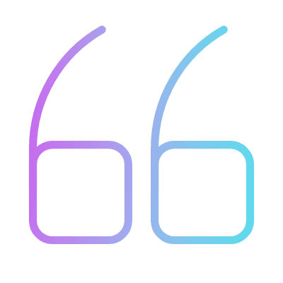 Quotation, Animated Icon, Gradient