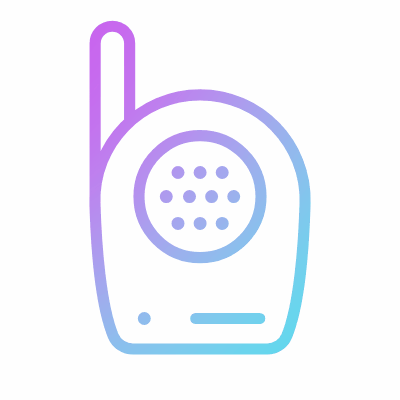 Baby Monitor, Animated Icon, Gradient
