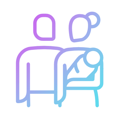 Parents, Animated Icon, Gradient