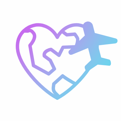 Destination Weddings, Animated Icon, Gradient