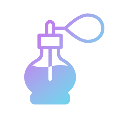 Perfume Bottle, Animated Icon, Gradient