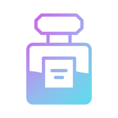 Perfume Bottle, Animated Icon, Gradient
