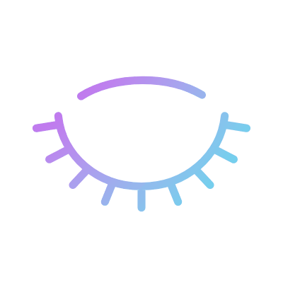 Blinking Eye, Animated Icon, Gradient
