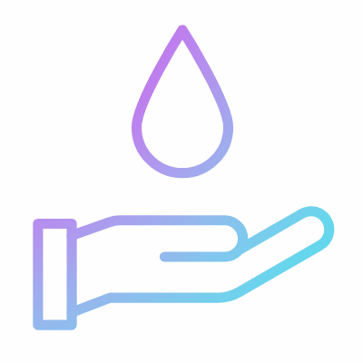 Oil Massage, Animated Icon, Gradient