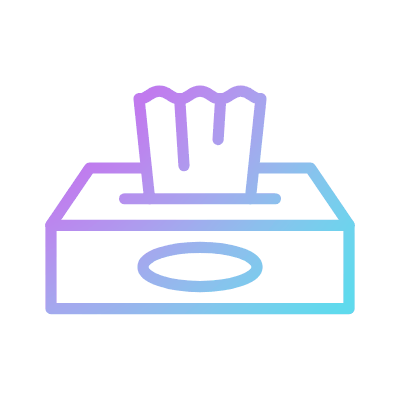 Tissue, Animated Icon, Gradient