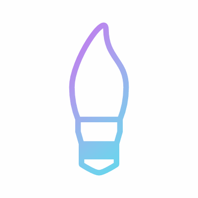 Light Bulb, Animated Icon, Gradient