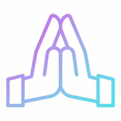 Pray, Animated Icon, Gradient