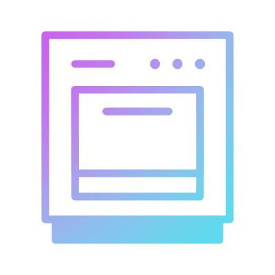 Oven, Animated Icon, Gradient