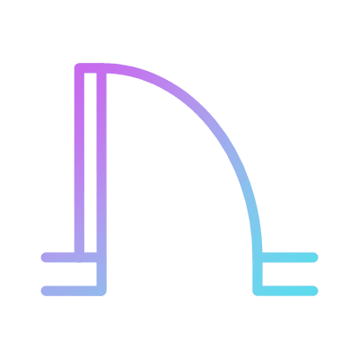 Door Symbol, Animated Icon, Gradient