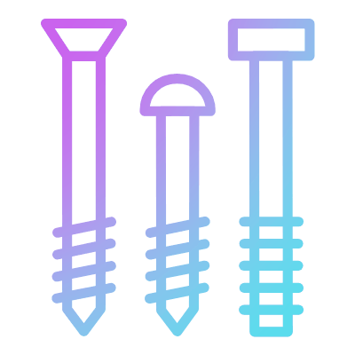 Screw, Animated Icon, Gradient