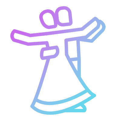 Ballroom Dance, Animated Icon, Gradient