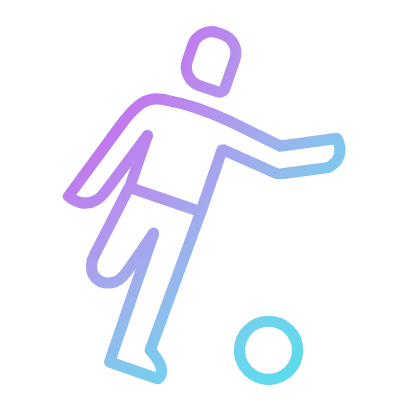 Soccer, Animated Icon, Gradient