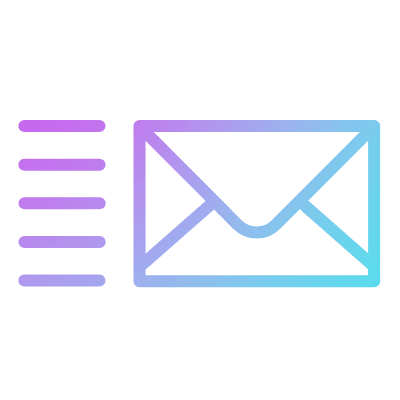 Mail Fast, Animated Icon, Gradient