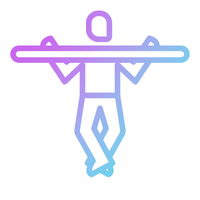 Pull-Ups, Animated Icon, Gradient