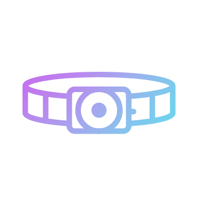 Head Lamp, Animated Icon, Gradient