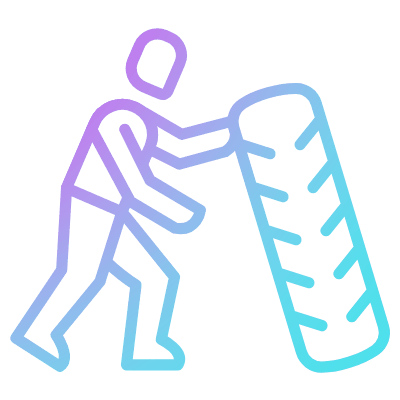 CrossFit, Animated Icon, Gradient