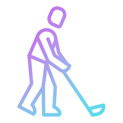 Golf, Animated Icon, Gradient