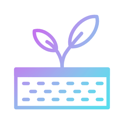 Plant Soil, Animated Icon, Gradient