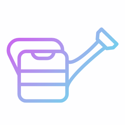 Watering Can, Animated Icon, Gradient
