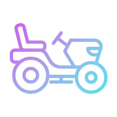 Lawn Mower, Animated Icon, Gradient