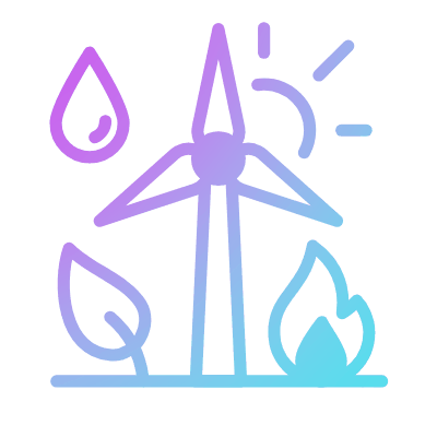 Renewables, Animated Icon, Gradient