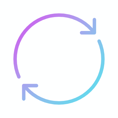 Refresh, Animated Icon, Gradient