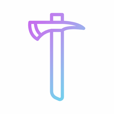 Tomahawk, Animated Icon, Gradient