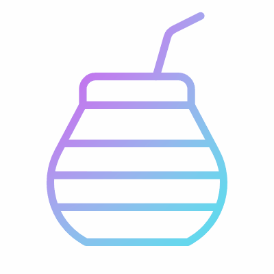 Yerba Mate, Animated Icon, Gradient