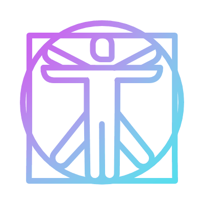 Da Vinci, Animated Icon, Gradient