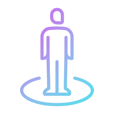 Person Streetview, Animated Icon, Gradient