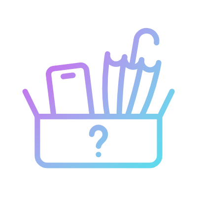 Lost & Found Box, Animated Icon, Gradient