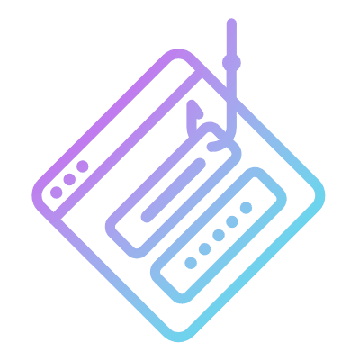 Phishing, Animated Icon, Gradient