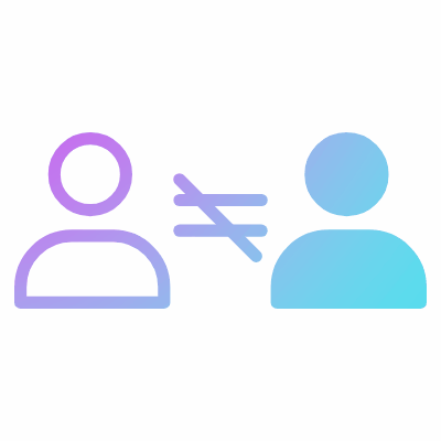 Racism, Animated Icon, Gradient