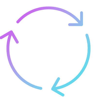 Spin, Animated Icon, Gradient