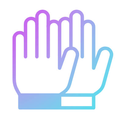 Gloves, Animated Icon, Gradient