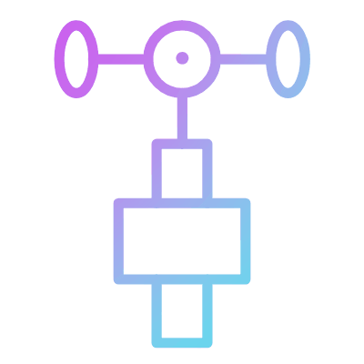 Wind gauge, Animated Icon, Gradient