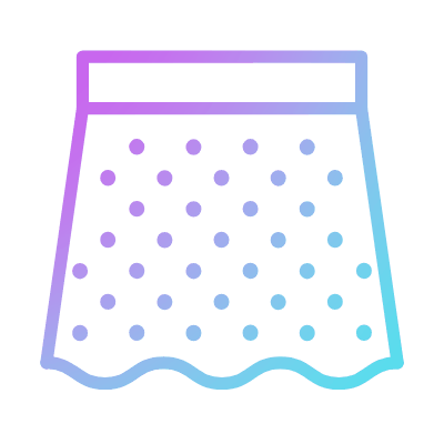 Skirt, Animated Icon, Gradient