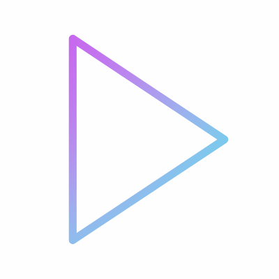 Play & Pause, Animated Icon, Gradient