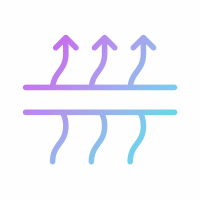 Breathability, Animated Icon, Gradient