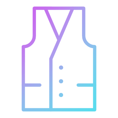 Vest, Animated Icon, Gradient