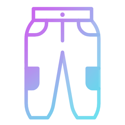 Trousers, Animated Icon, Gradient