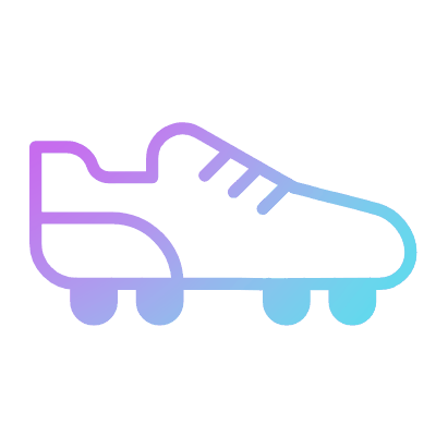 Football cleats, Animated Icon, Gradient