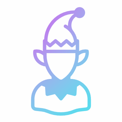 Elf, Animated Icon, Gradient