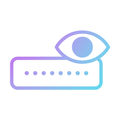 Password, Animated Icon, Gradient