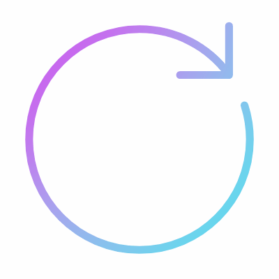 Spin, Animated Icon, Gradient