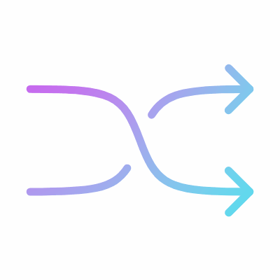 Exchange, Animated Icon, Gradient