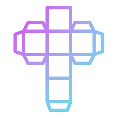 Box Template, Animated Icon, Gradient