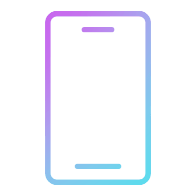 Smartphone, Animated Icon, Gradient