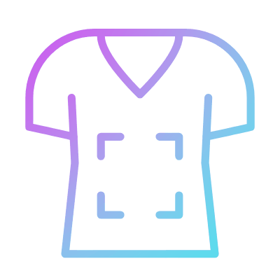 T-shirt mockup, Animated Icon, Gradient