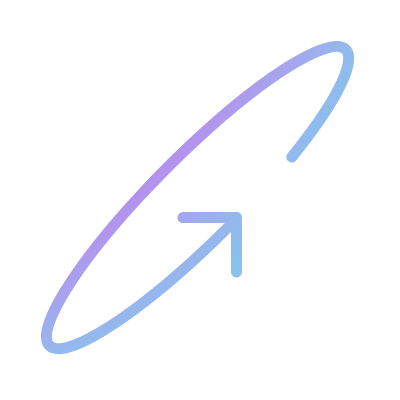 Arrow, Animated Icon, Gradient